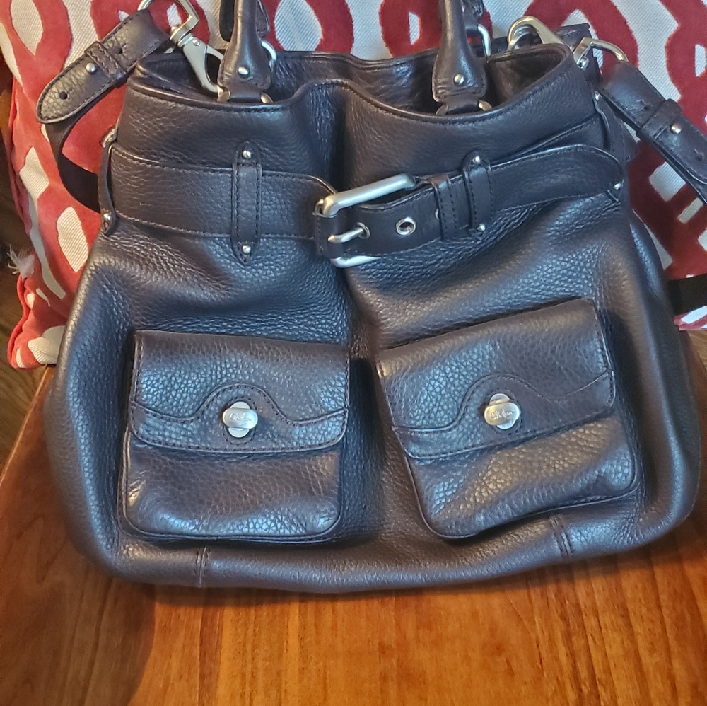 Cole Haan brown satchel purse - Picture 6 of 8